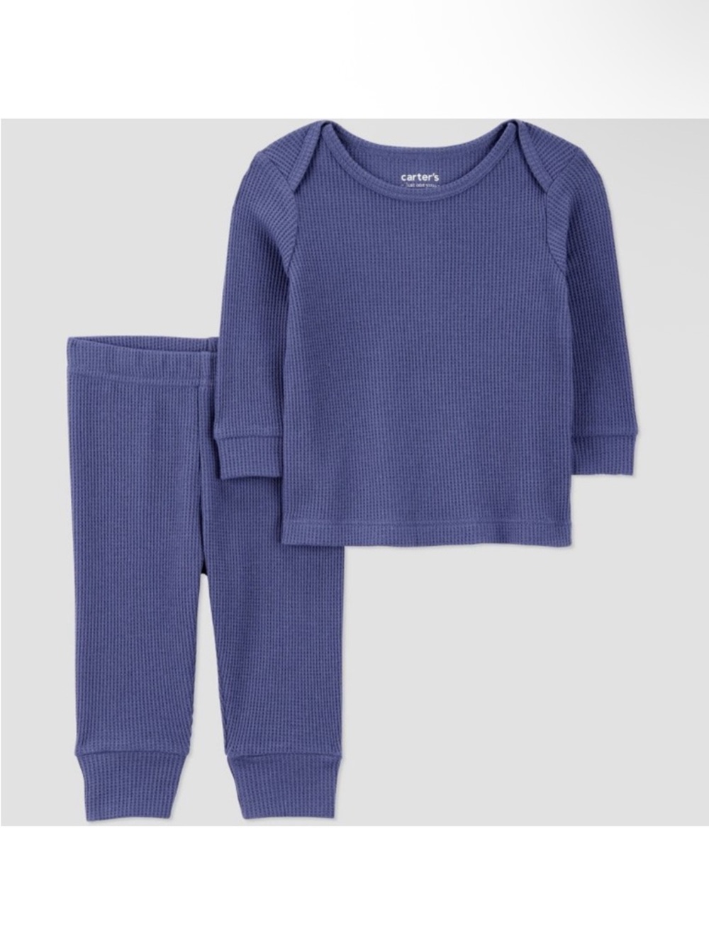 💥 2/$7💥 Carter's Long Sleeve Thermal Pajama Set - blue